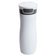 Термостакан Tansley, герметичный, вакуумный, белый с логотипом или изображением