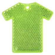 Светоотражатель «Футболка», зеленый с логотипом или изображением