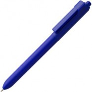 Ручка шариковая Hint, синяя с логотипом или изображением