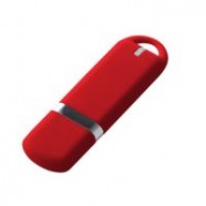 Флешка Memo, 16 Гб, красная с логотипом или изображением