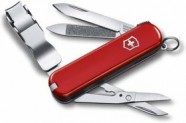 Нож-брелок Nail Clip 580, красный с логотипом или изображением