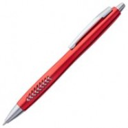 Ручка шариковая Barracuda, красная с логотипом или изображением