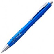 Ручка шариковая Barracuda, синяя с логотипом или изображением