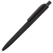 Ручка шариковая Prodir DS8 PRR-Т Soft Touch, черная с логотипом или изображением