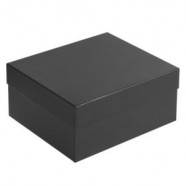 Коробка Satin, большая, черная с логотипом или изображением