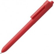 Ручка шариковая Hint, красная с логотипом или изображением