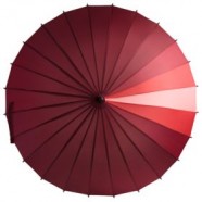 Зонт-трость «Спектр»,красный с логотипом или изображением
