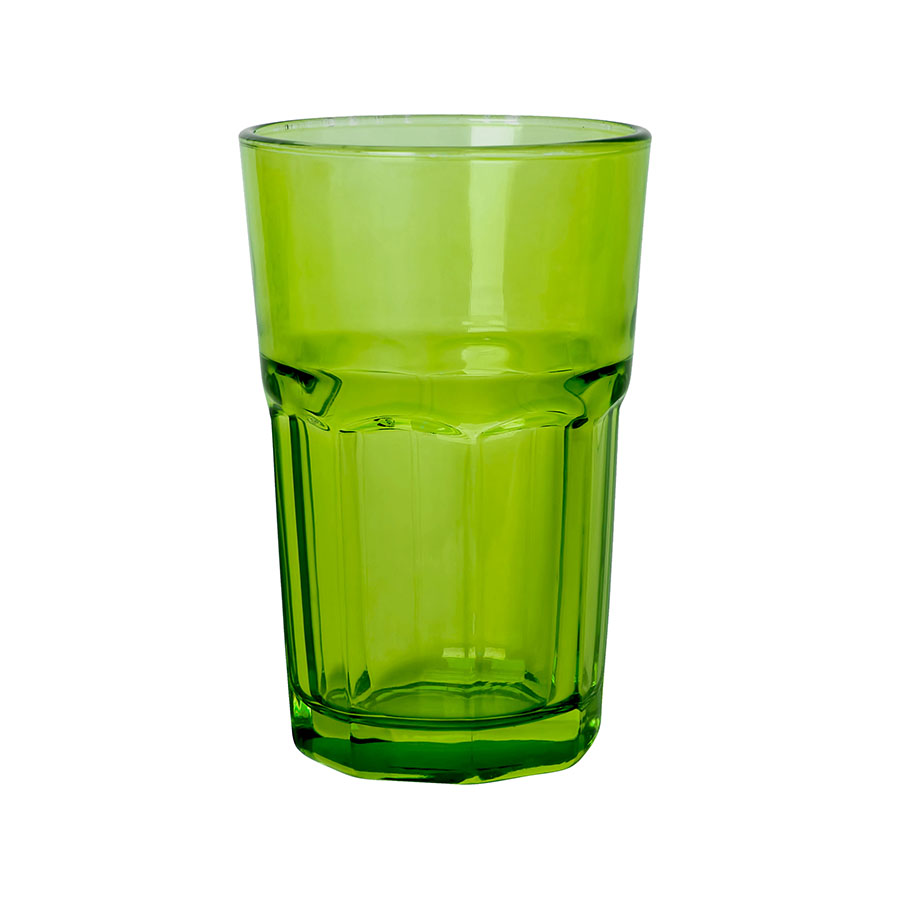 Стакан GLASS, зеленый, 320 мл, стекло с логотипом или изображением