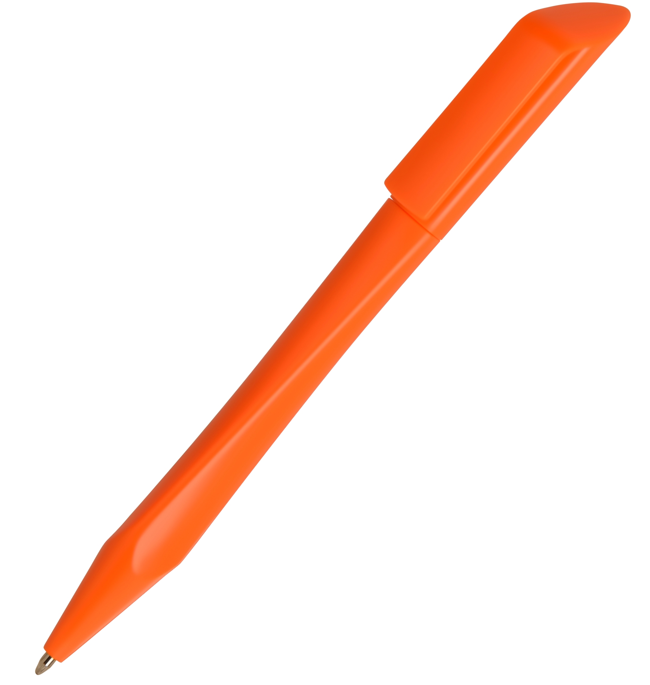 N7, ручка шариковая, оранжевый, пластик с логотипом или изображением