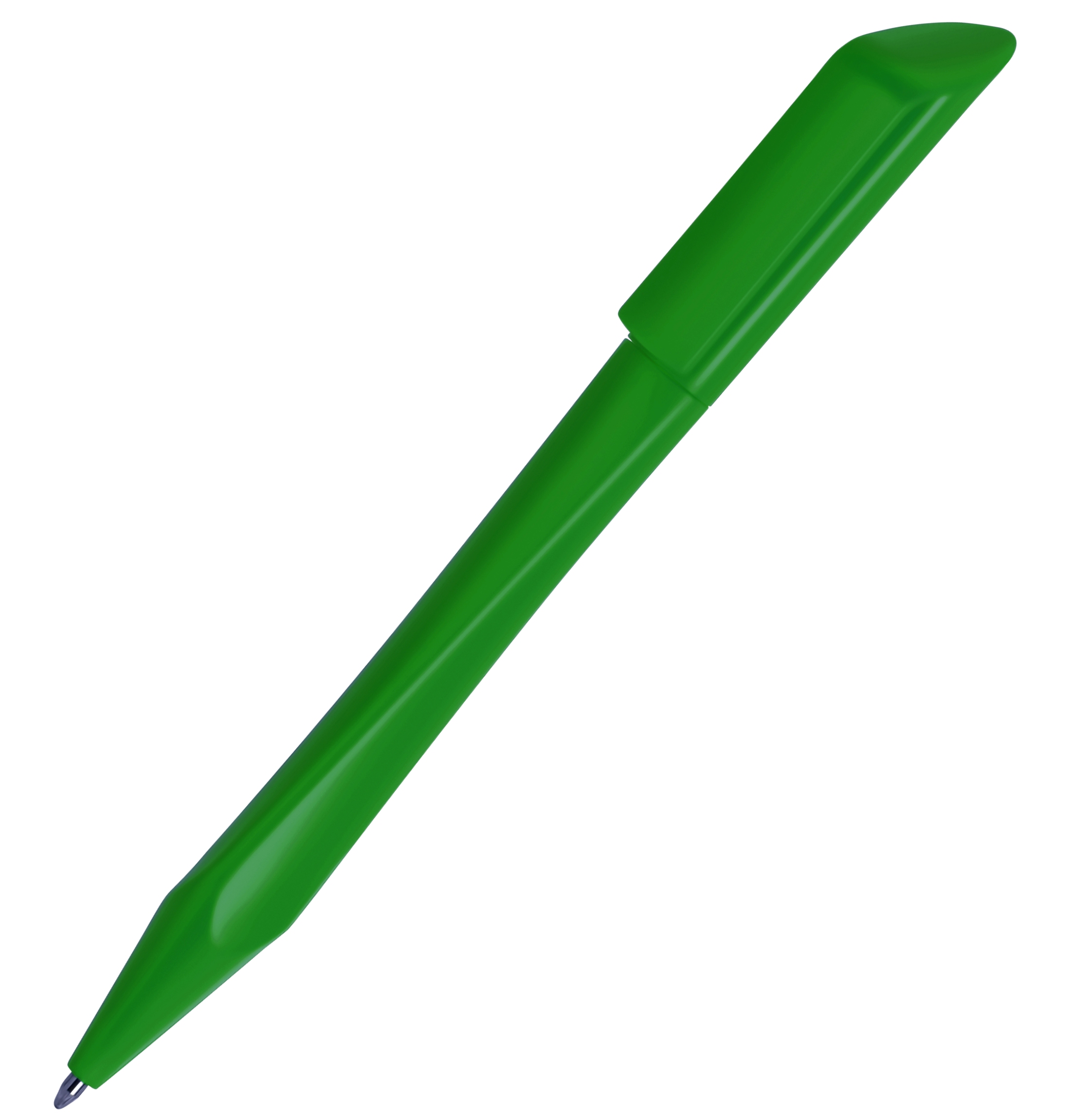 N7, ручка шариковая, зеленый, пластик с логотипом или изображением