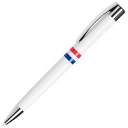 Fusion, ручка шариковая, цвет стандартный color mix, металл с логотипом или изображением