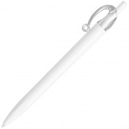 JOСKER, ручка шариковая, белый, пластик с логотипом или изображением