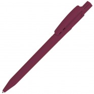 TWIN, ручка шариковая, бордовый, пластик с логотипом или изображением